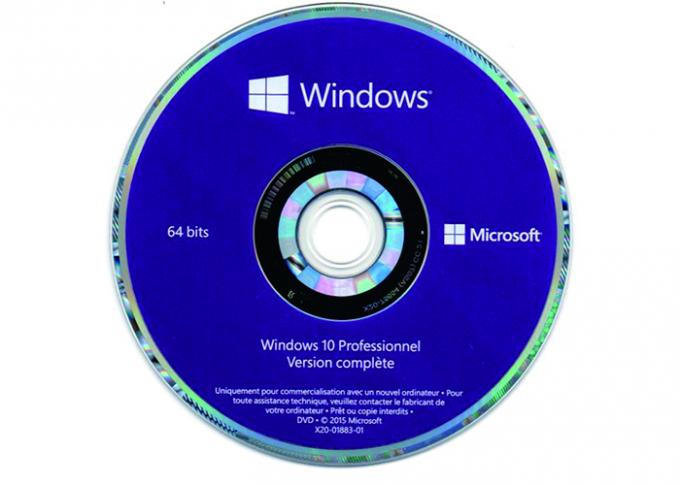 Windows 10 직업적인 OEM 프랑스 버전 운영 체계 소프트웨어 1703년 체계 날짜 DVD