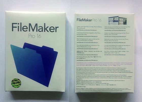 중국 가득 차있는 버전 Filemaker 직업적인 Windows 협력 업체