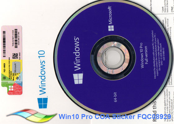 중국 64bit Microsoft Windows 10 온라인으로 직업적인 OEM 스티커는 Windows 10 Oem Dvd를 활성화합니다 협력 업체