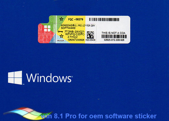 중국 COA 스티커를 위한 진짜 Microsoft Windows 8.1 운영 체계 협력 업체
