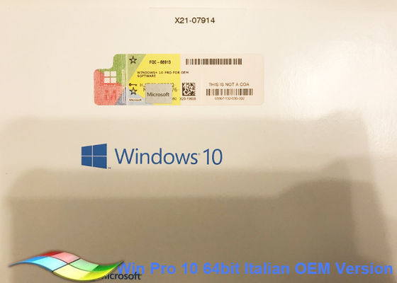 중국 가득 차있는 버전 Windows는 진짜 10의 직업적인 OEM 스티커 32bit 체계 활성화합니다 협력 업체