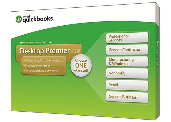 중국 기업 판 Quickbooks 회계 소프트웨어를 가진 Intuit Quickbooks 본래 탁상용 수상 2017년 협력 업체