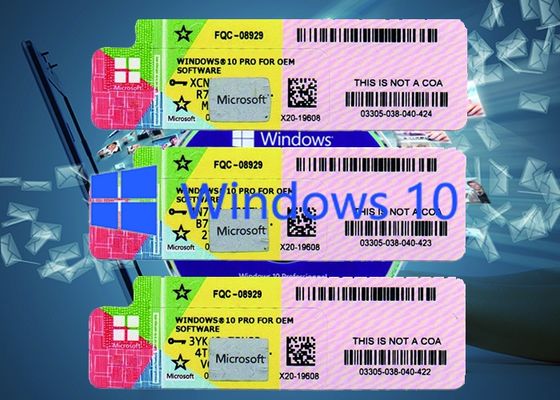 중국 Windows 10 진짜 제품 열쇠 소프트웨어 64BIT 체계 다 언어, Windows 10 직업적인 Keycode 협력 업체