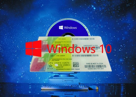 중국 가득 차있는 버전 Windows 10 연속되는 중요한 Customizable FQC 64bit 체계를 작동하는 직업적인 COA 스티커 협력 업체