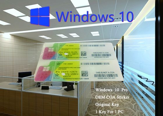 중국 Windows 10 직업적인 제품 열쇠 기업 열쇠, 64bit 온라인 활성화 협력 업체