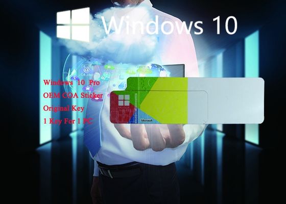 중국 Windows 제품 열쇠 스티커 Windows 10 온라인으로 직업적인 COA 스티커 가득 차있는 버전은 Customizable 활성화합니다 협력 업체