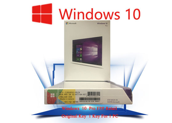 중국 100% 본래 Windows 10 FPP 포장 진짜 소프트웨어 Customizable FQC 협력 업체