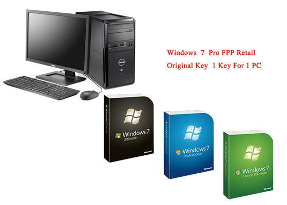 중국 온라인 Microsoft Windows 7 직업적인 팩은 Customizable FQC 진짜 FPP를 소매로 활성화합니다 협력 업체
