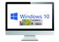 Microsoft Windows 10 직업적인 면허 COA 스티커 독일어 64bit 협력 업체