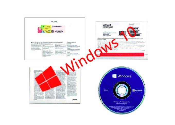 100% 고유 열쇠 Windows 10 직업적인 OEM 스티커 온라인 활성화 64 조금 Serial 열쇠