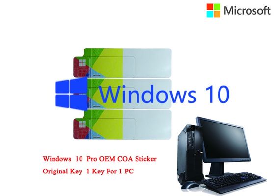 중국 한국 언어 Windows 10 온라인으로 직업적인 COA 스티커 면허는 진짜 Customizable FQC를 활성화합니다 협력 업체