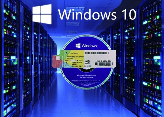 중국 프랑스인 Microsoft Windows 10 온라인으로 직업적인 COA 스티커는 Windows 10 전문가를 활성화합니다 협력 업체