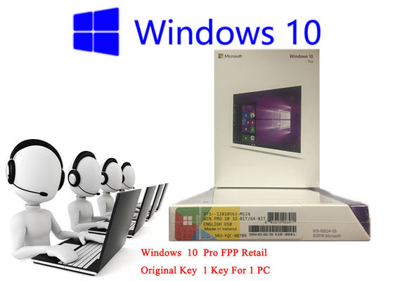 중국 32bit/64bit Windows는 10 FPP 상자 한국 국제적인 PC 3.0 USB 온라인 활성화를 소매합니다 협력 업체