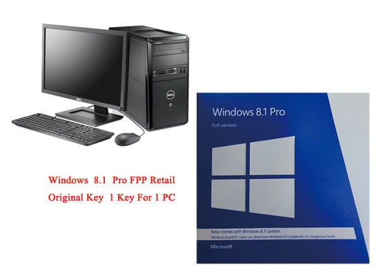 중국 PC 가득 차있는 버전 Microsoft Windows 8.1 온라인으로 직업적인 64 조금 소프트웨어는 활성화합니다 협력 업체